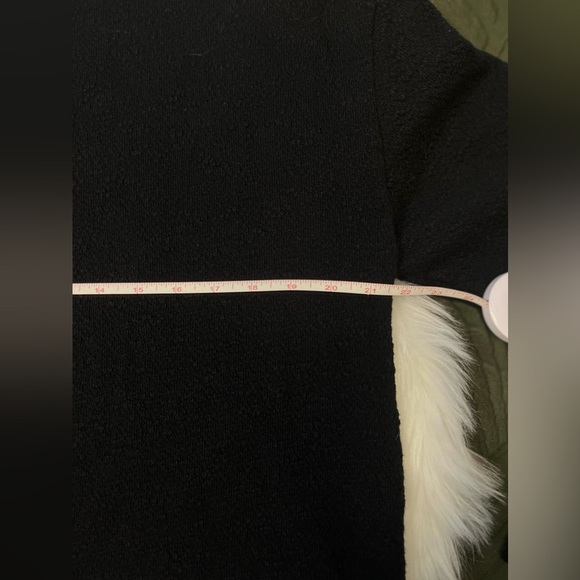 Allsaints men’s distressed neckline black crewneck sweater 100% cotton NWOT - Picture 4 of 9